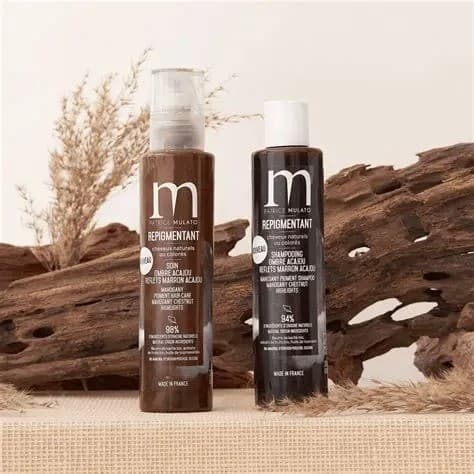 MULATO le Soin Repigmentant sur mesures selon vos envies . Il colore , nourri , apporte de la brillance et du reflet.