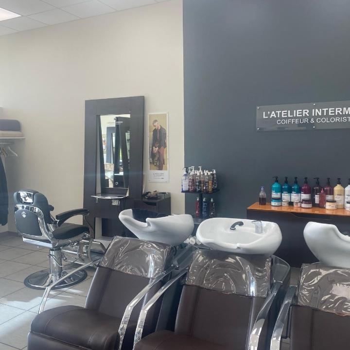 espace Barber et shampoing