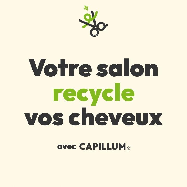 Votre salon de coiffure L'Atelier Intermède de Grez-Neuville en Anjou près du Lion d' Angers recycle vos cheveux pour dépolluer les océans grâce à notre partenaire CAPILLUM !